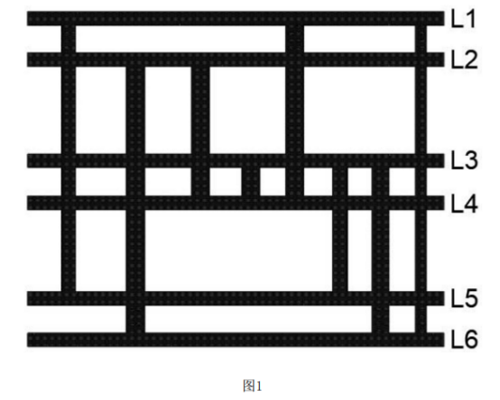 六層軟硬結(jié)合板中可設(shè)計(jì)盲孔、通孔的示意圖